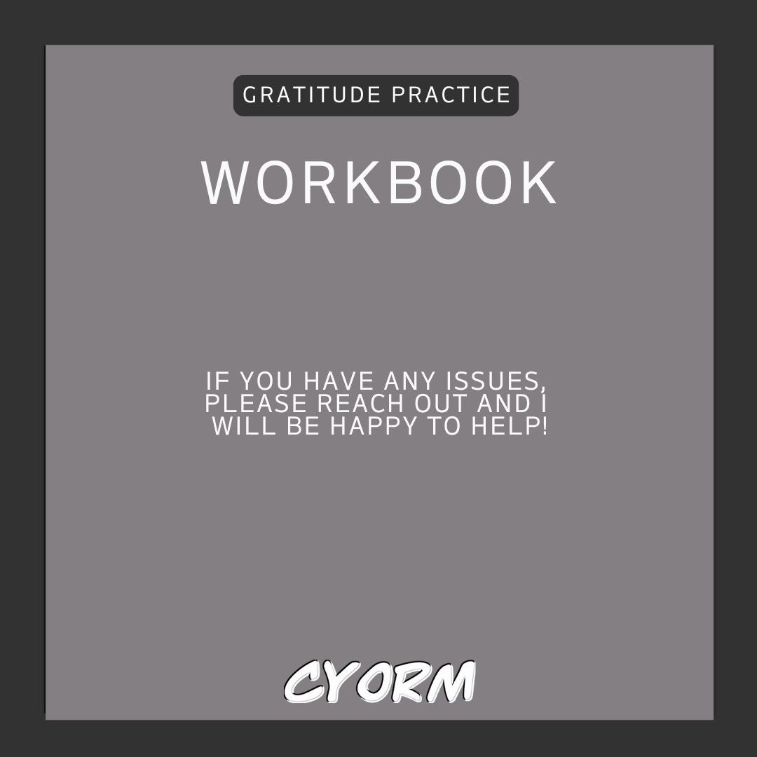 Gratitude Practice Workbook