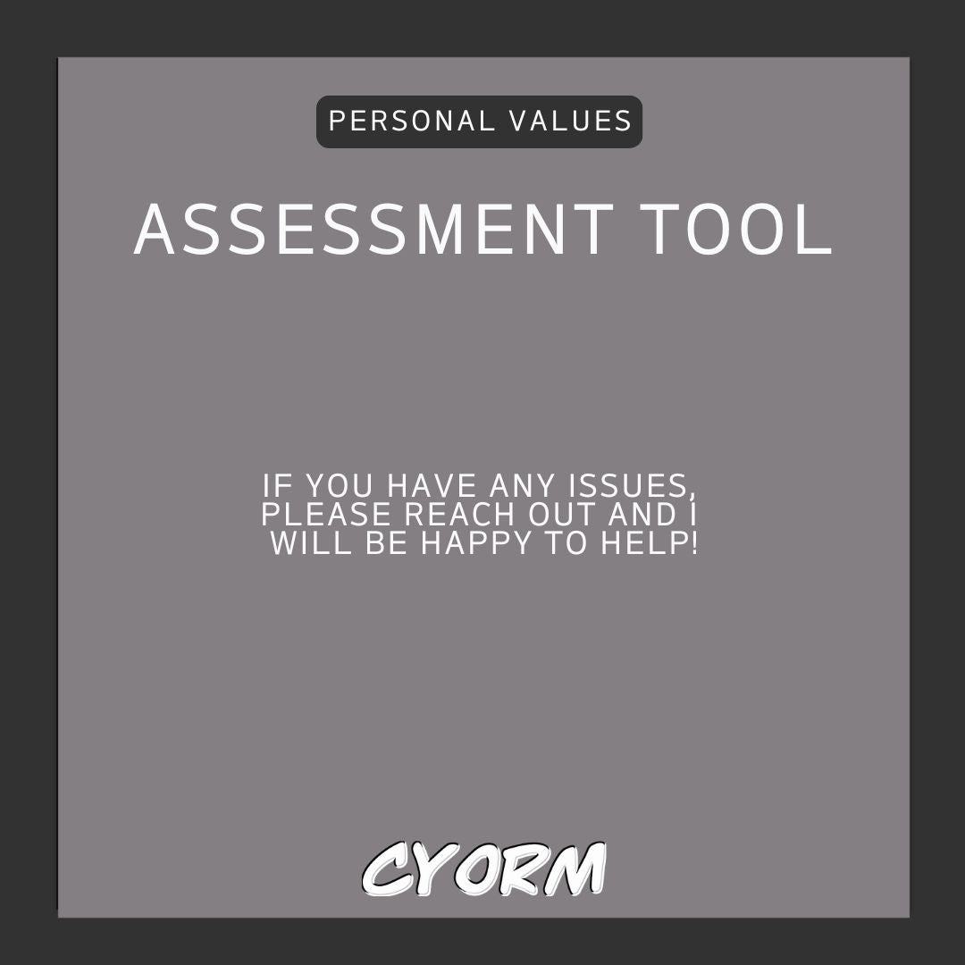 Personal Values Assessment Toolkit