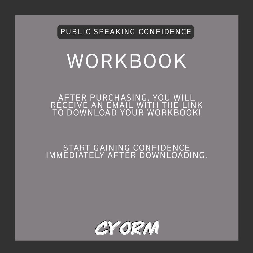 Public Speaking Confidence Workbook
