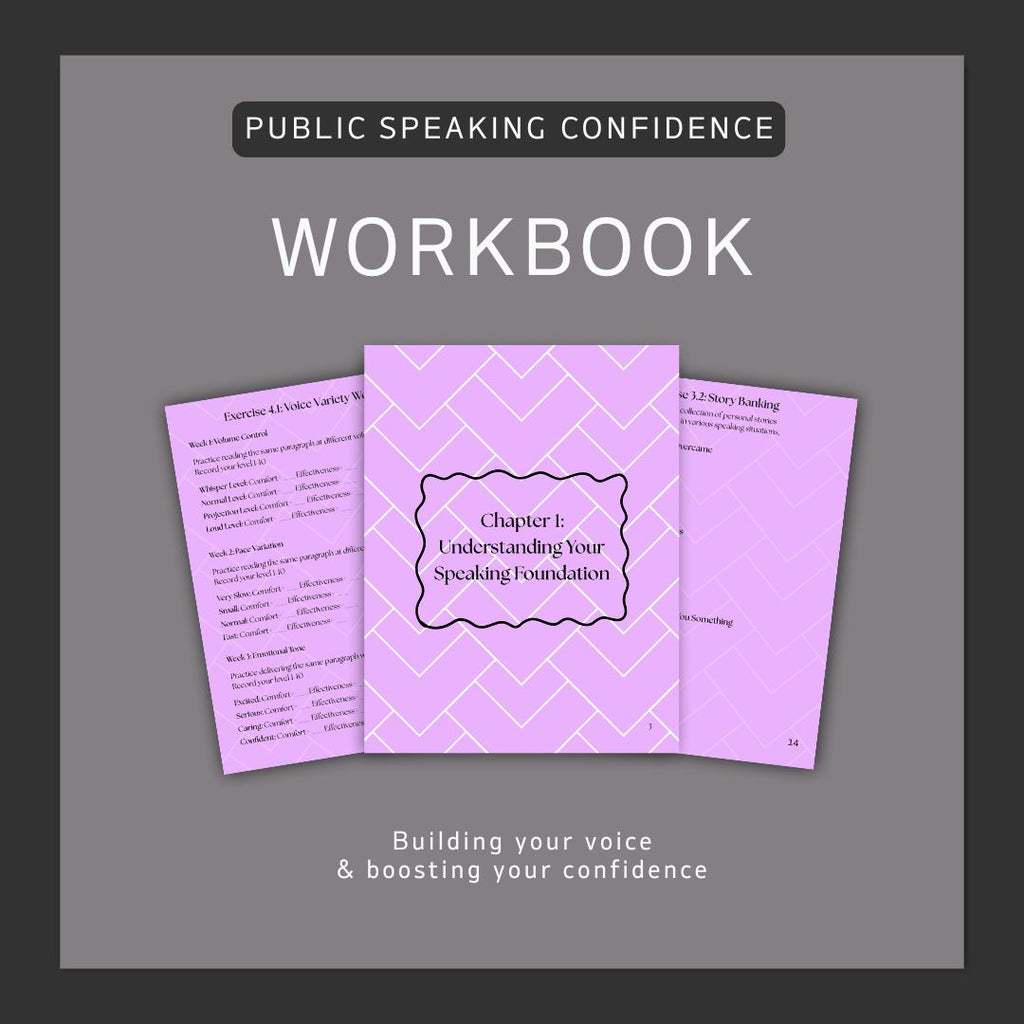 Public Speaking Confidence Workbook